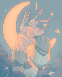 Mga Kunehong Nakaterno, Gabi