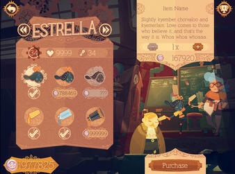 Store UI mockup